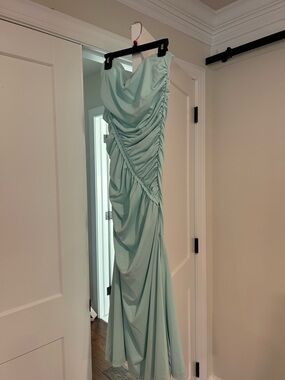 Celandine strapless ruched maxi dress